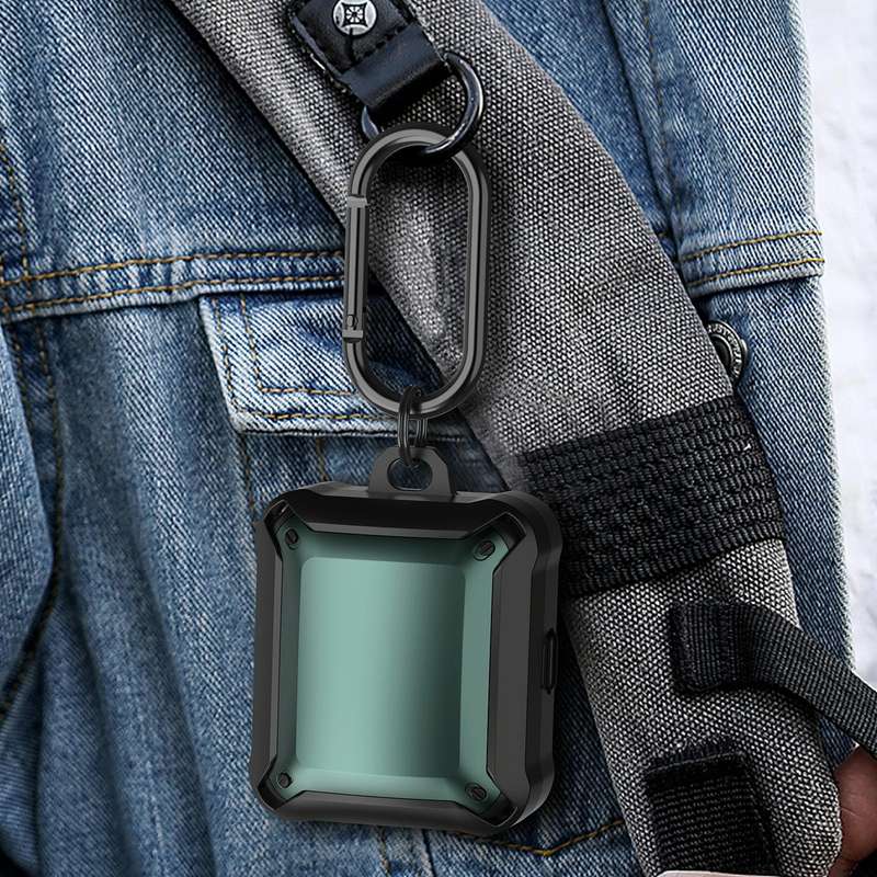 For Sony LinkBuds WF-L900 TPU+PC Wireless Earphone Protective Case Cover(Black)