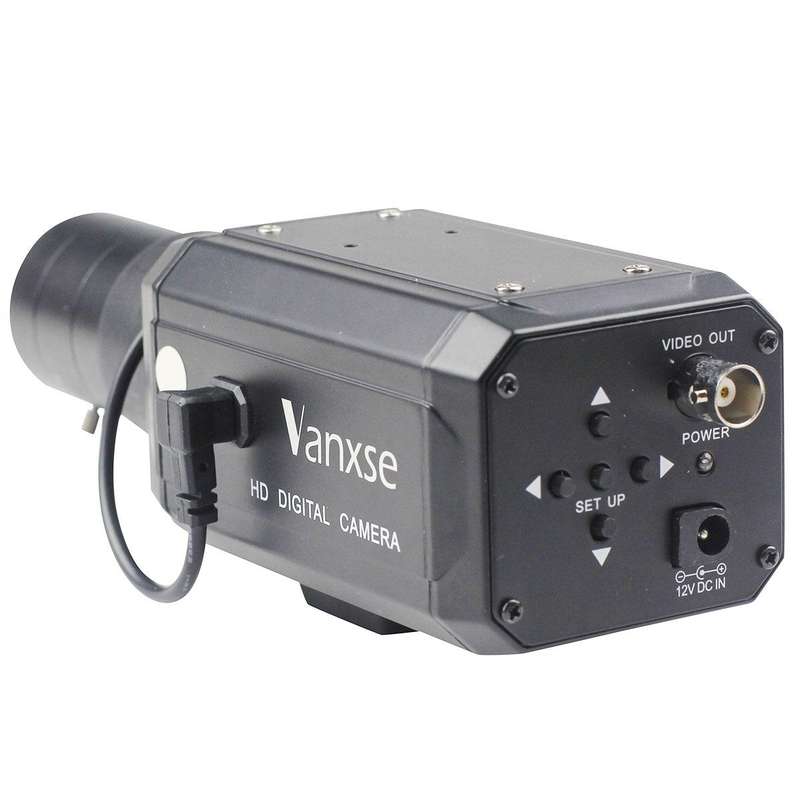 Vanxse BX60 1000TVL HD Wide-Angle Security Box Camera, Specification: PAL
