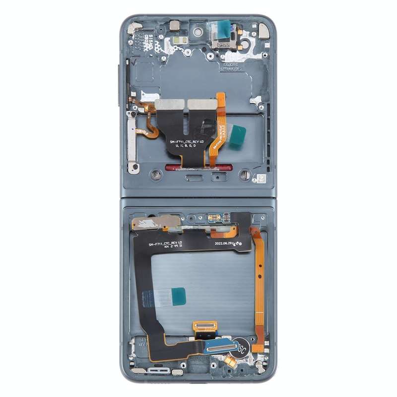 For Samsung Galaxy Z Flip3 SM-F711 Original LCD Screen Digitizer Full Assembly with Frame (Green)