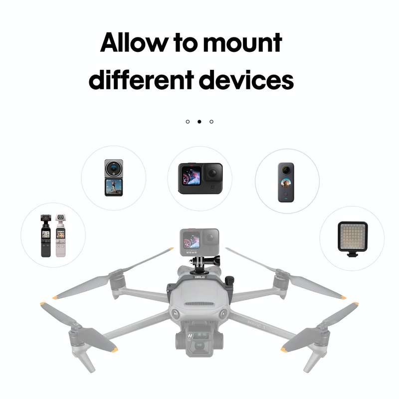 STARTRC Multifunctional Expansion Fixed Shock Mount for DJI Mavic 3 (Grey)