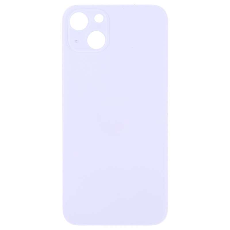 Easy Replacement Big Camera Hole Glass Back Battery Cover for iPhone 14(Purple)