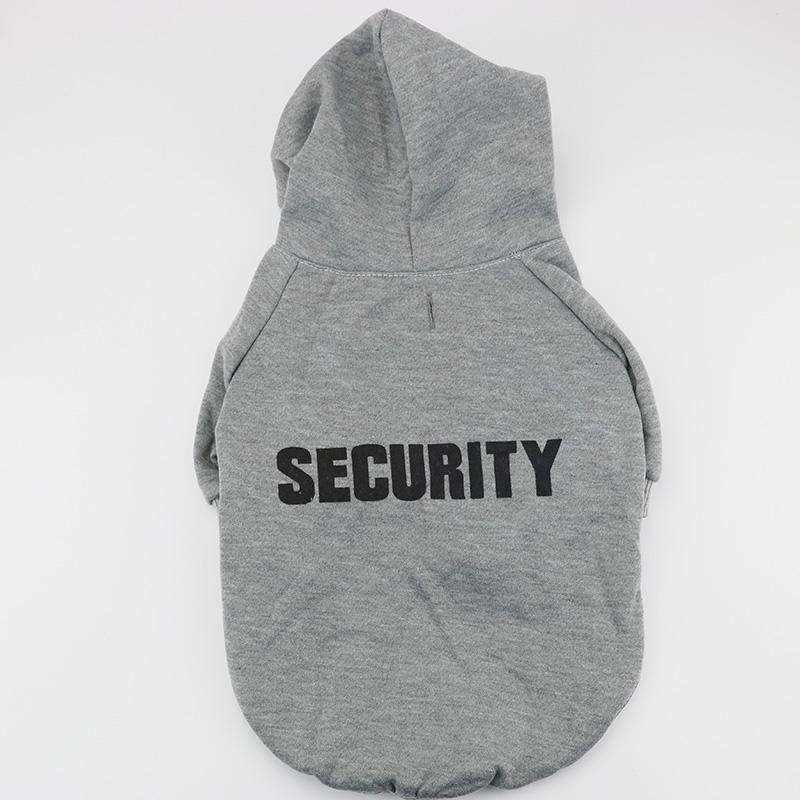 Autumn Winter Fleece Hooded Teddy Pet Dog Sweater Clothes, Size:M(Black)