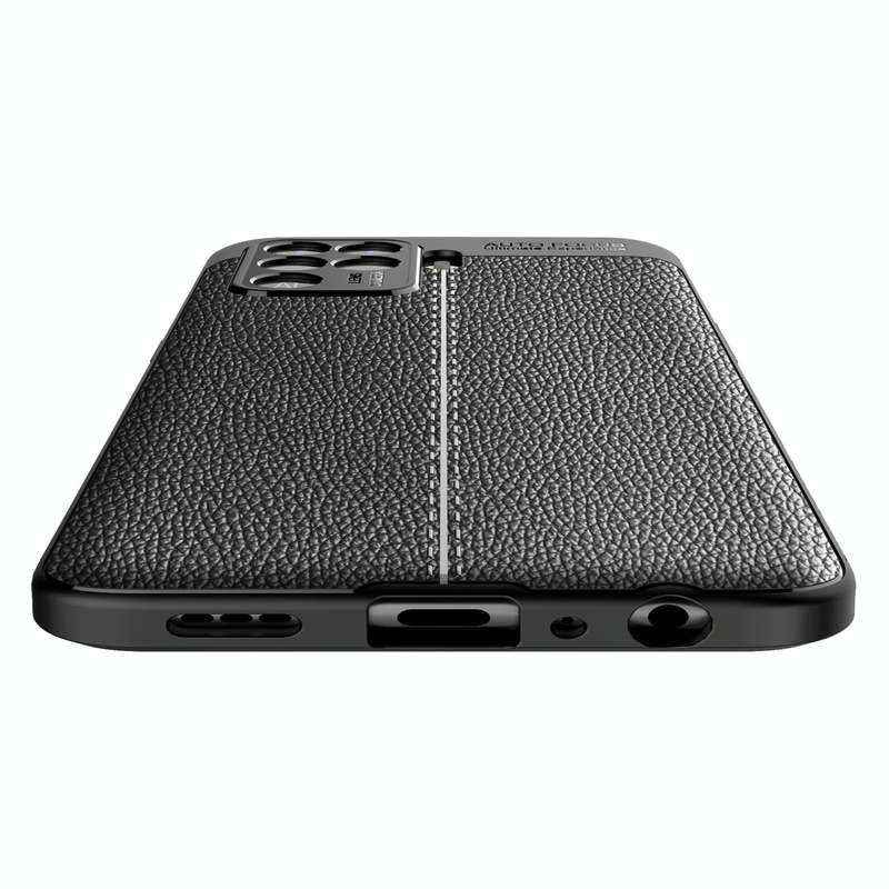 For OPPO F19 Pro Litchi Texture TPU Shockproof Case(Black)