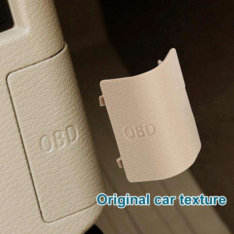 Car Diagnostic Plug Cover OBD Panel Decorative Cover 51437147538 for BMW E90 2005-2012(Black)