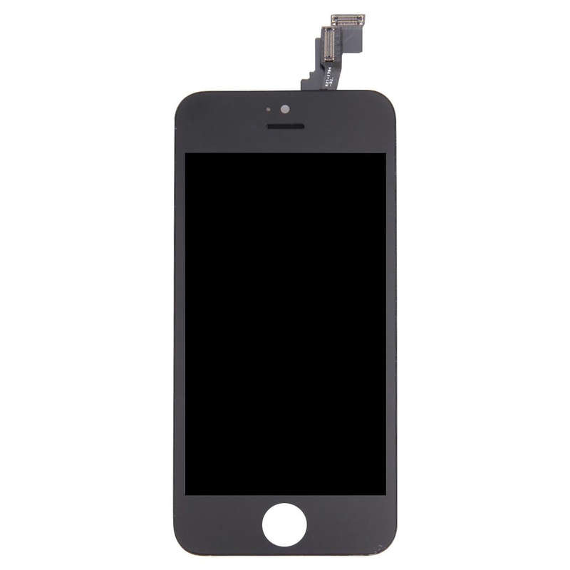 10 PCS TFT LCD Screen for iPhone 5C Digitizer Full Assembly with Frame (Black)