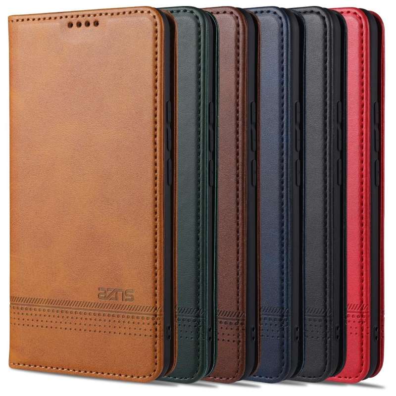 For vivo X50 / X50 Pro AZNS Magnetic Calf Texture Horizontal Flip Leather Case with Card Slots & ...