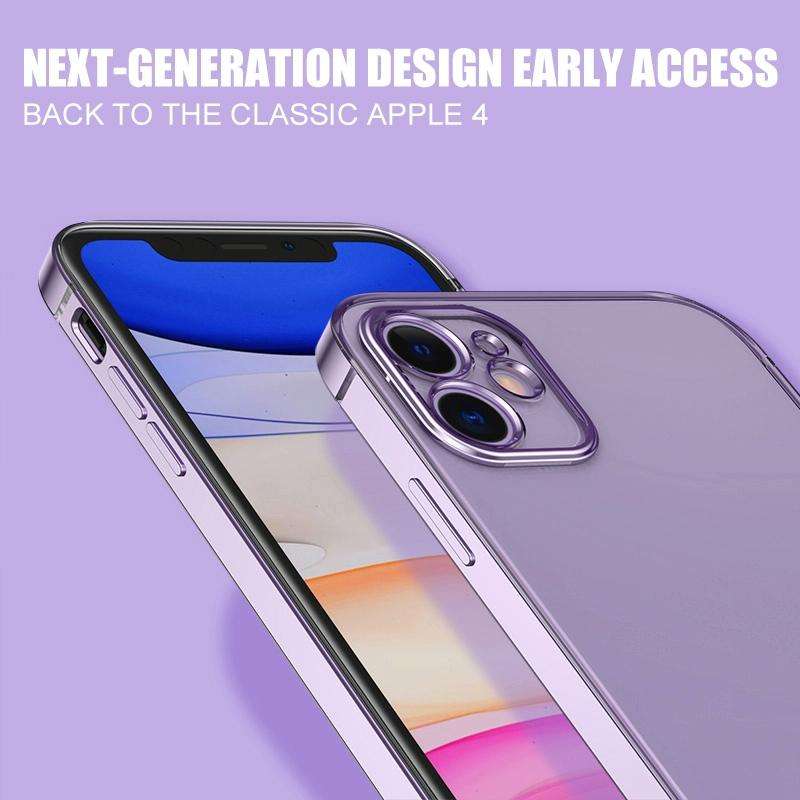 For iPhone 11 Magic Cube Plating TPU Protective Case(Purple)