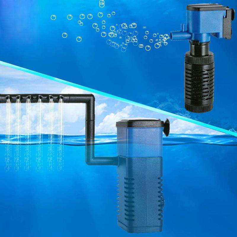 HX-188F 8W 600L/H Multi-function Submersible Aquarium Water Pump Circulation Pump Fish Tank Inter...