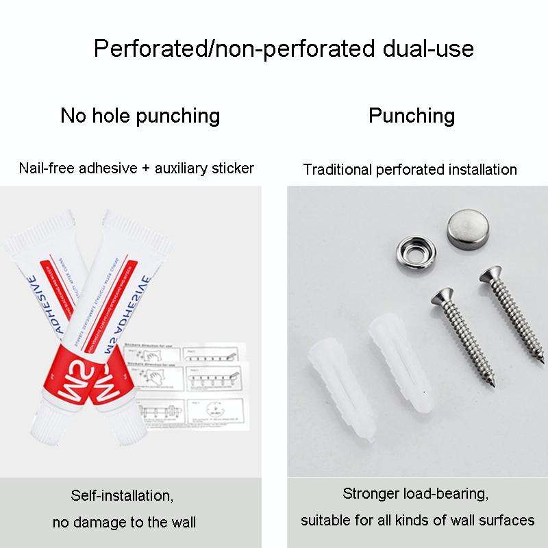 Hotel Stainless Steel Soap Dispenser Home Wall Mounted No Punch Press To Soap Bottle, Style: Squa...