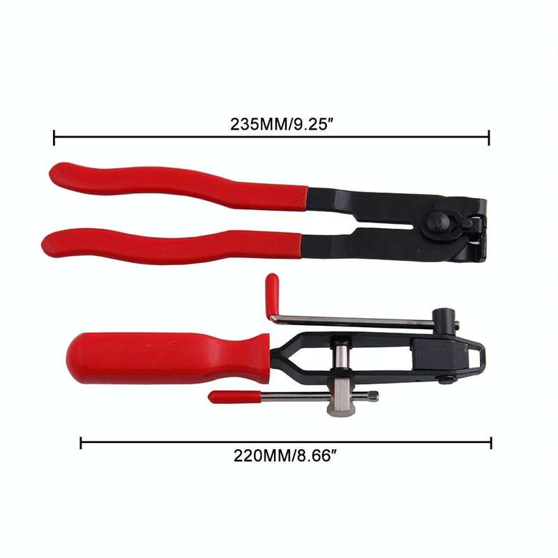 2 in 1 Car CV Joint Boot Clamps Pliers Car Banding Tools Kit Set