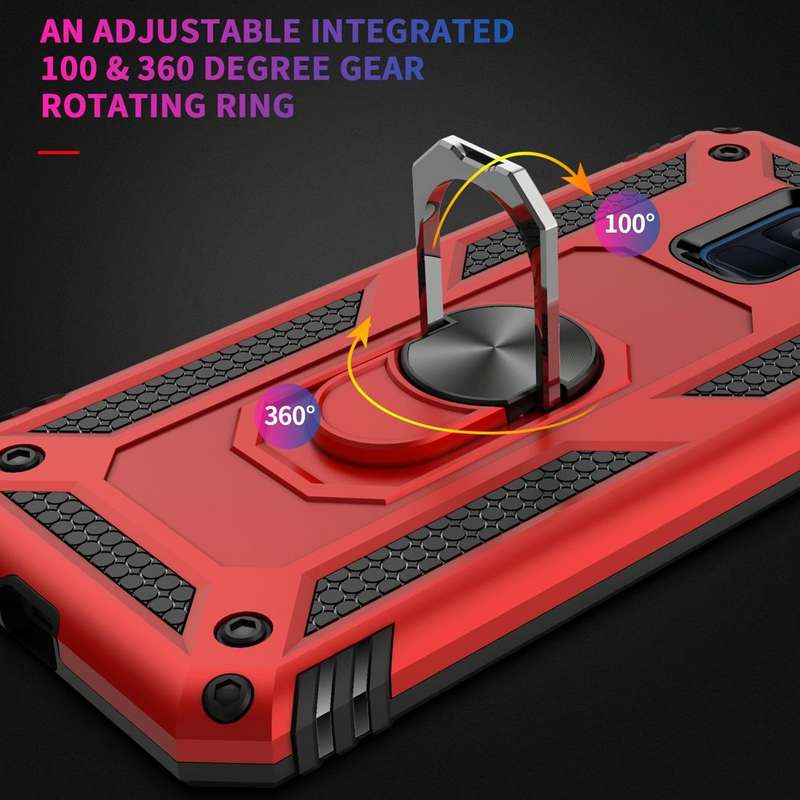 Armor Shockproof TPU + PC Protective Case for Galaxy A6 (2018), with 360 Degree Rotation Holder (...