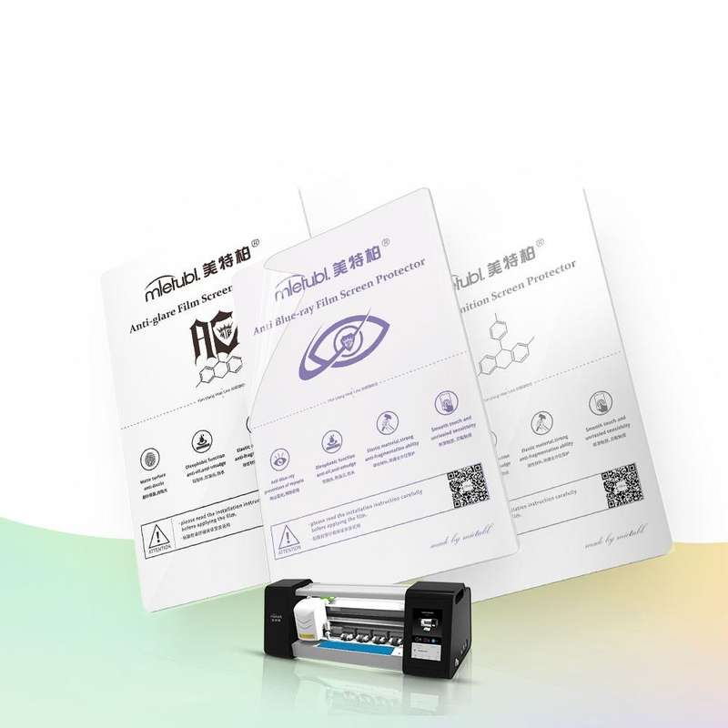50 PCS 30 x 20cm Tablet Fosted TPU Soft Hydrogel Film Supplies for Intelligent Protector Cutter