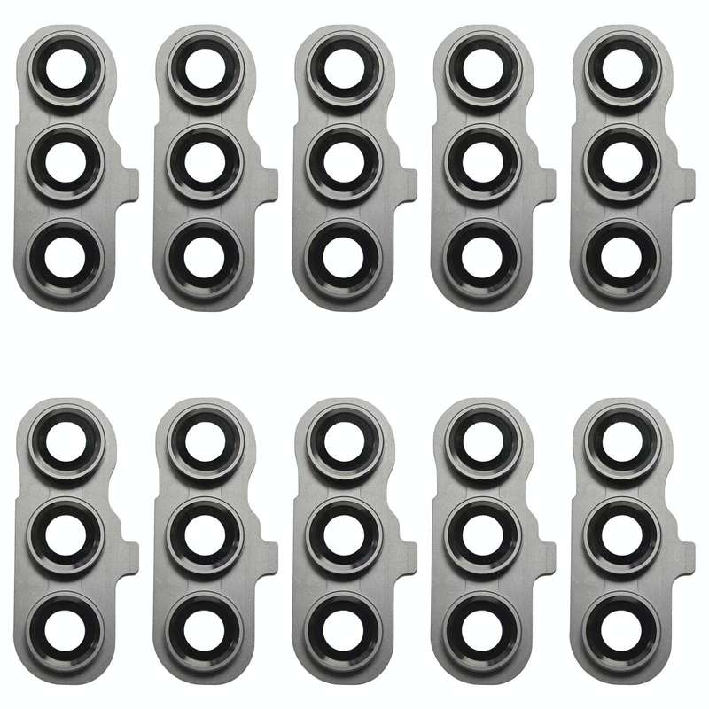 For Samsung Galaxy S23 FE SM-S711B 10pcs Original Rear Camera Lens Cover(Black)