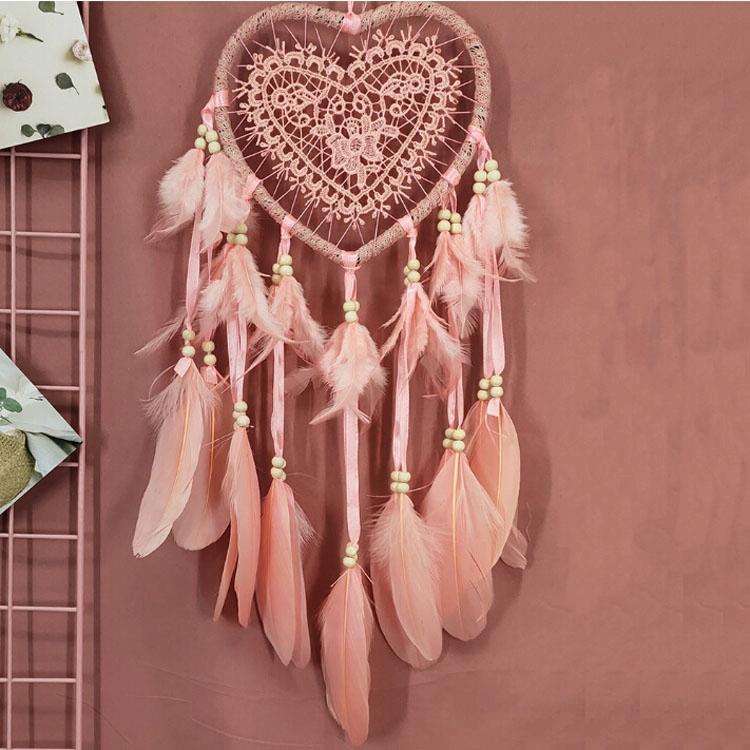 Creative Hand-Woven Crafts Dream Catcher Home Car Wall Hanging Decoration, Type:Without Light(Lig...
