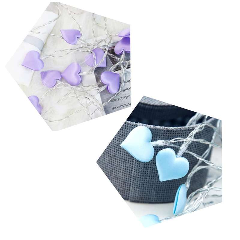 LED Fairy Lights Love Heart Lantern Navidad String Lights Holiday Lighting Bedroom Home Decoracio...