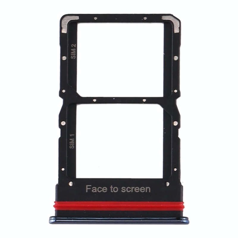 SIM Card Tray + SIM Card Tray for Xiaomi Mi 10 Lite 5G (Black)