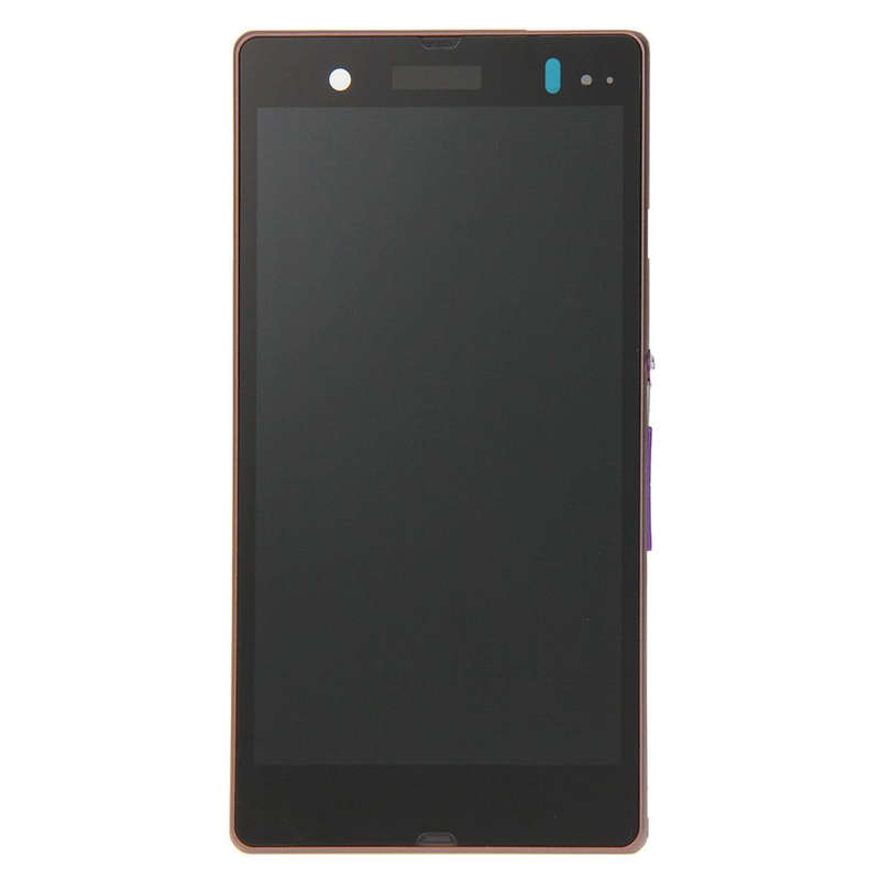 LCD Display + Touch Panel with Frame  for Sony Xperia Z / L36H / C6603 / C6602(Purple)