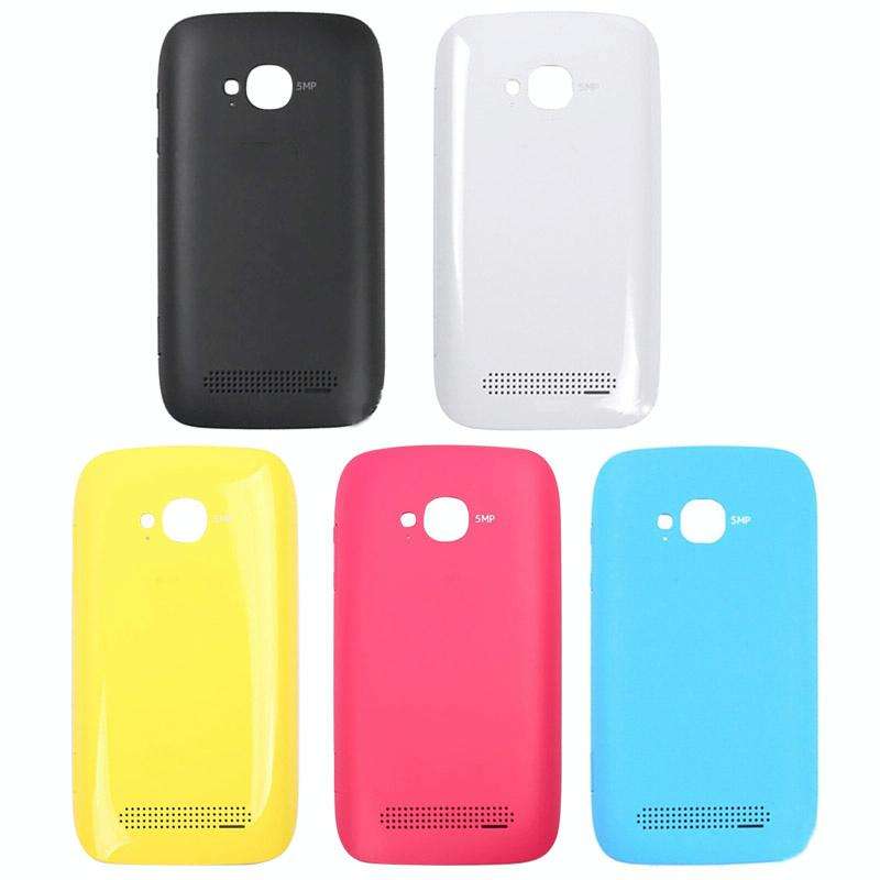 Original Housing Battery Back Cover + Side Button for Nokia 710(Blue)