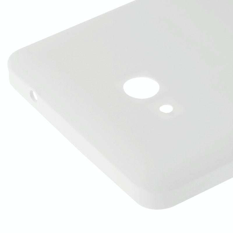 Frosted Surface Plastic Back Housing Cover for Microsoft Lumia 640 (White)