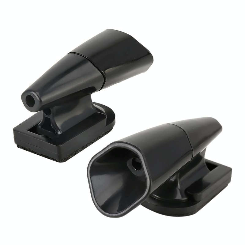 Car ABS Deer Alert Sound Alarm Ultrasonic Wind Power Animal Repeller(Black)