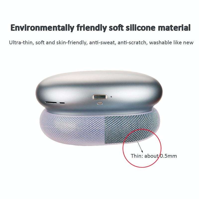 For AirPods Max Headphones Ear Cap Cover Replacement Part(Transparent)