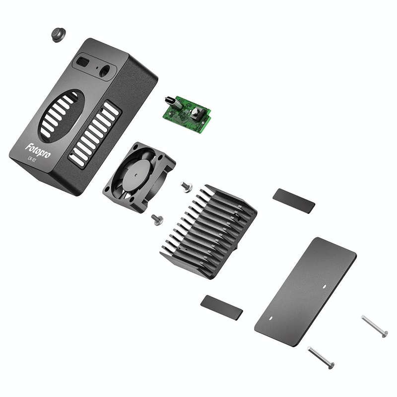 Fotopro CR-02 Camera Cooling Fan Cooler Heat Sink (Black)