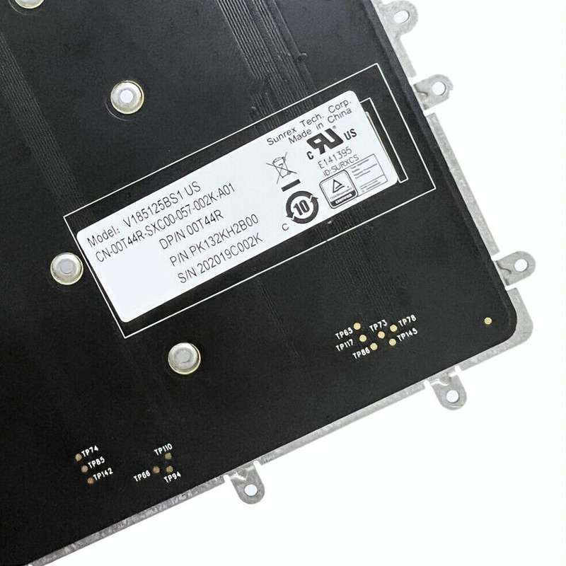 For Dell Alienware M15 / R3 / R4 US Version RGB Backlight Laptop Keyboard(White 0Y00RH)