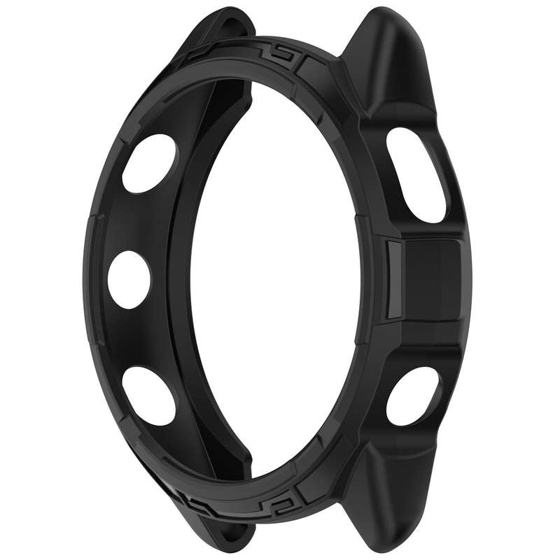 For Garmin Forerunner 265S Armor Hollow Watch Protective Case(Black)