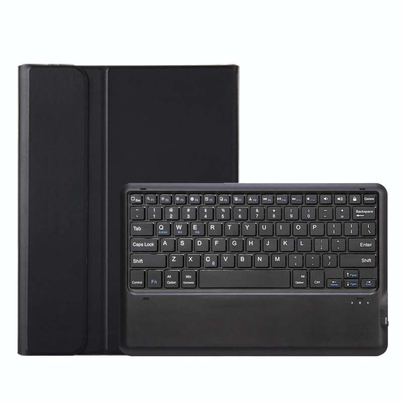 For Honor Pad 9 AH19 TPU Ultra-thin Detachable Bluetooth Keyboard Tablet Leather Case(Black)