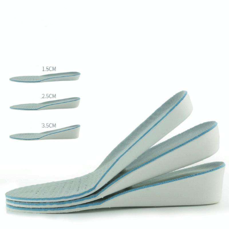 Men and Women Casual EVA Breathable Sports Invisible Heightened Insole, Height:1.5cm(35)