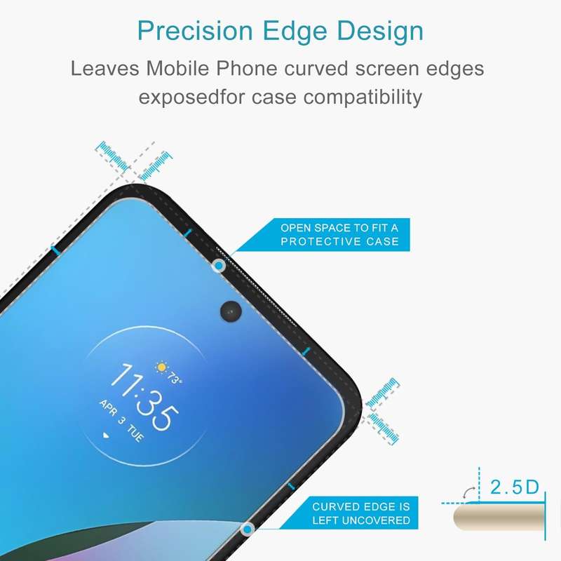 For Motorola Moto G Power 2023 50pcs 0.26mm 9H 2.5D Tempered Glass Film