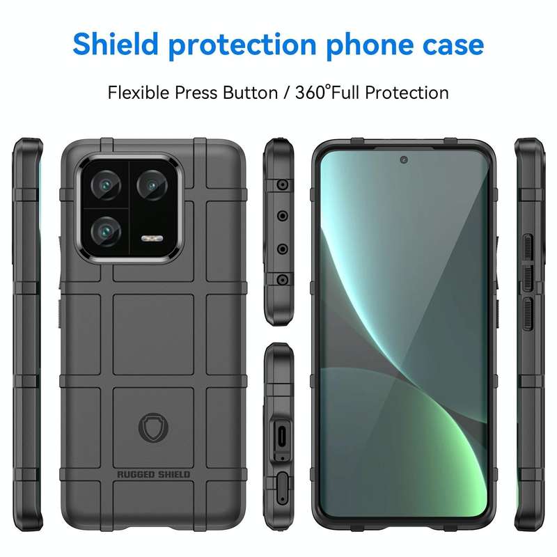 For Xiaomi 13 Pro Full Coverage Shockproof TPU Phone Case(Black)