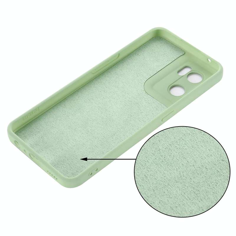 For OnePlus Nord CE 2 5G Pure Color Liquid Silicone Shockproof Full Coverage Phone Case(Green)