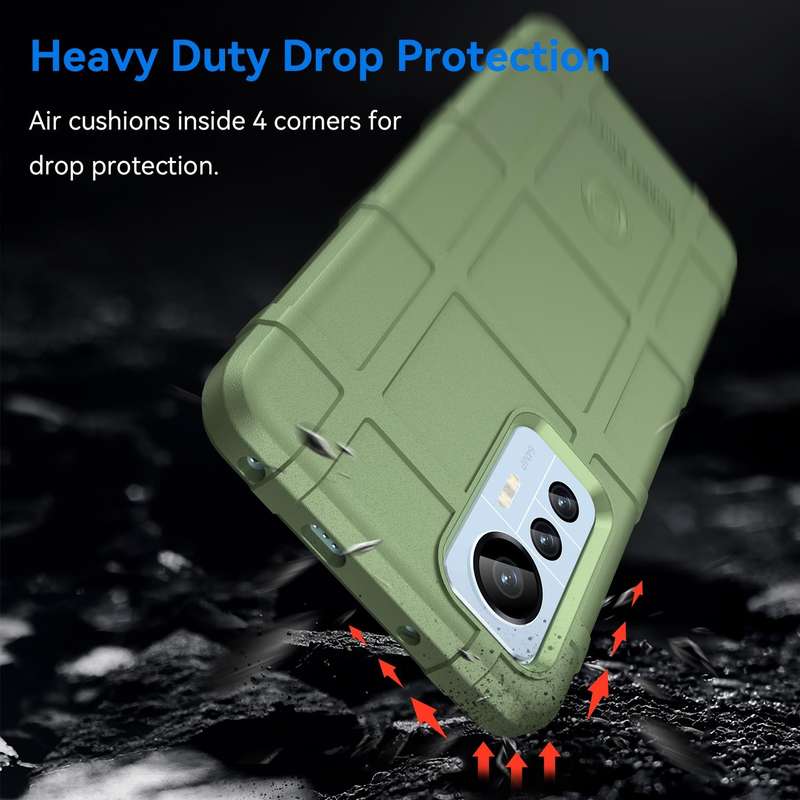 For Xiaomi 12 Lite Full Coverage Shockproof TPU Phone Case(Green)