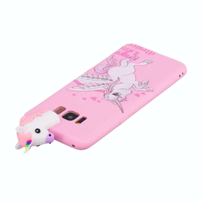 For Galaxy S8 Shockproof Cartoon TPU Protective Case(Unicorn)