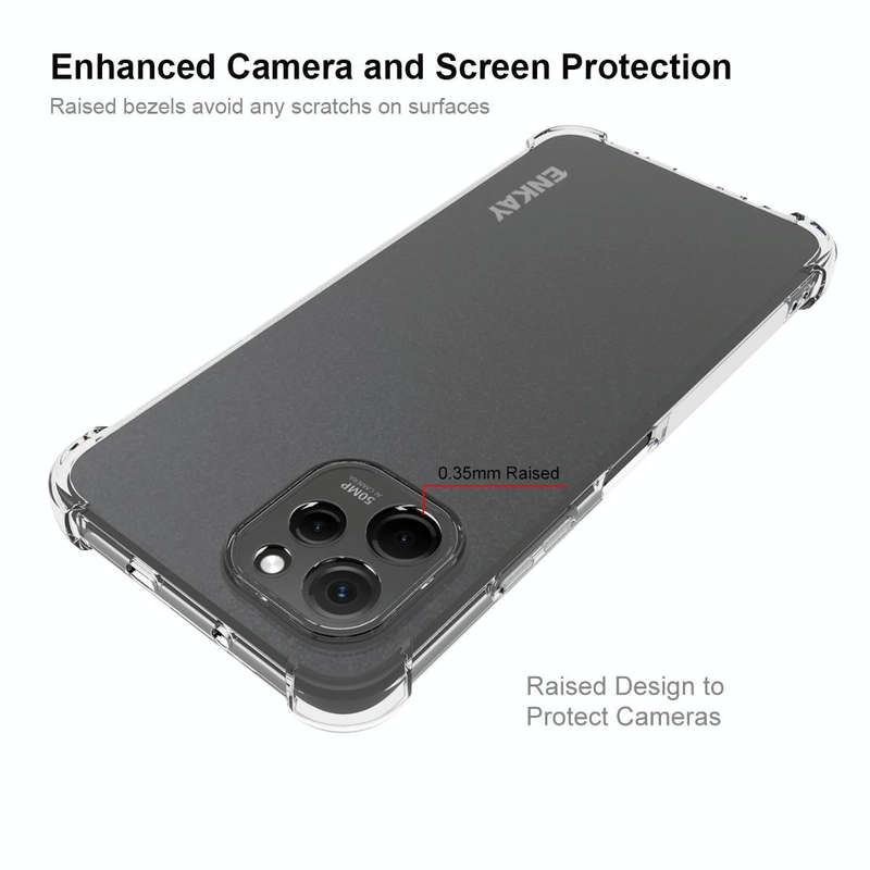 For Huawei Nova Y61 4G ENKAY Hat-Prince Clear TPU Shockproof Phone Case