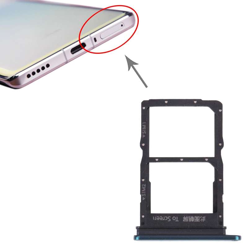 SIM Card Tray + SIM Card Tray for Huawei Nova 8 (Green)