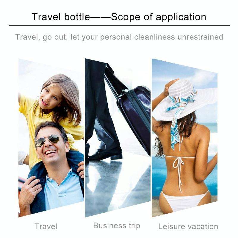 10 PCS Portable Refillable Plastic Fine Mist Perfume Spray Bottle Transparent Empty Spray Sprayer...