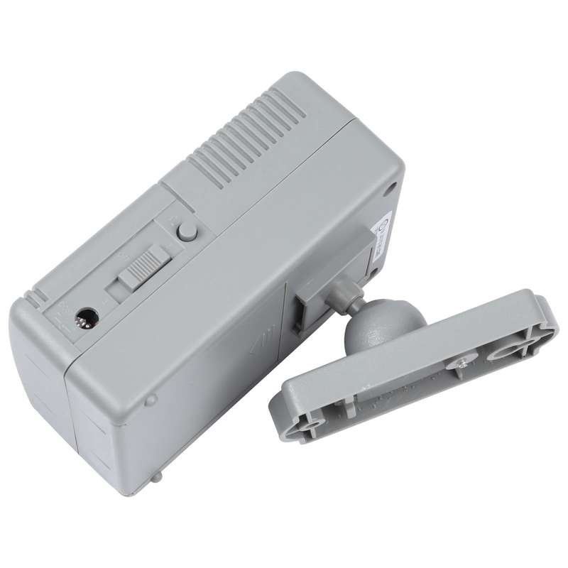 JX-371E Light Sensitive and Motion Activated Visitor Door Chime with 0.7 inch LCD Counter(Grey)