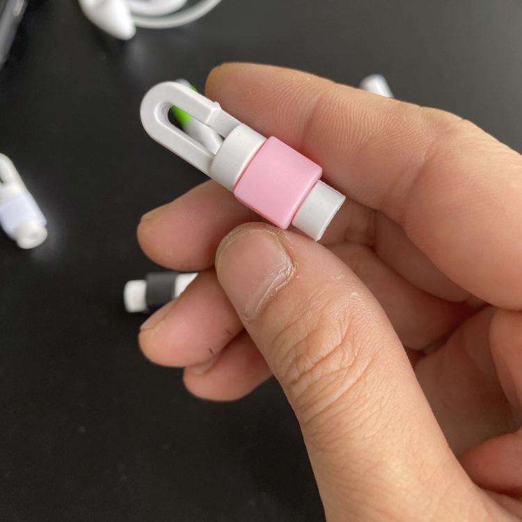 Earphone Headphone Wire Cable Line Protective Cover Winder Cord Wrap Organizer, Random Color Deli...