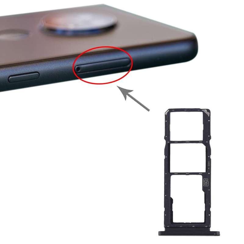 SIM Card Tray + SIM Card Tray + Micro SD Card Tray for Nokia 7.2 / 6.2 TA-1196 TA-1198 TA-1200 TA...