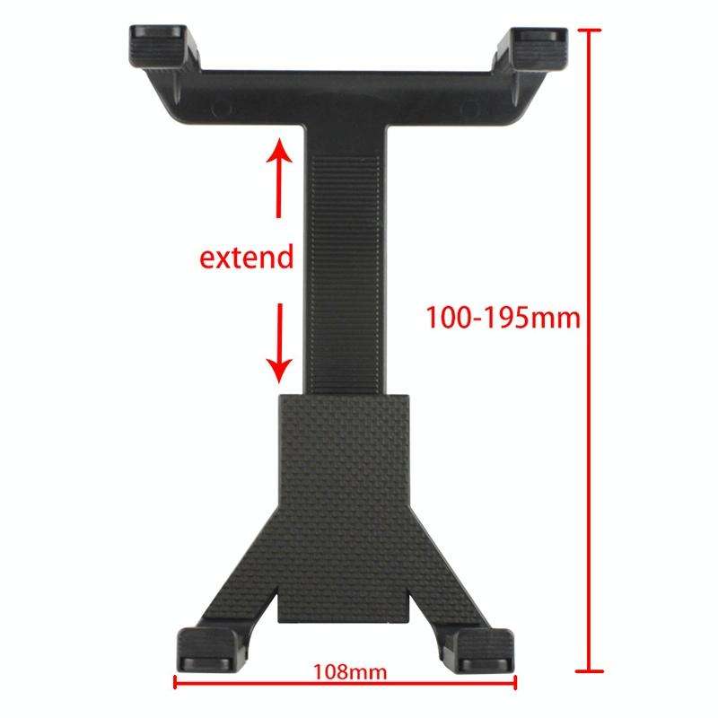 2 in 1 (Air Conditioning Vent Holder + Car Holder) for iPad, iPad mini, other Tab(Black)