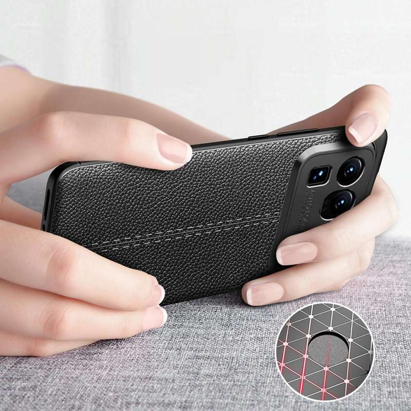 For Xiaomi Mi 11 Ultra Litchi Texture TPU Shockproof Case(Black)