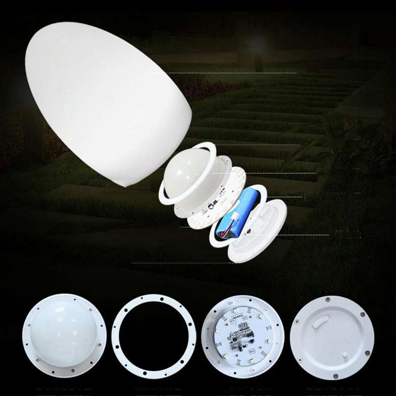LED Outdoor Bar Table Lamp KTV Remote Control Colorful Charging Creative Decorative Egg-shaped Ta...