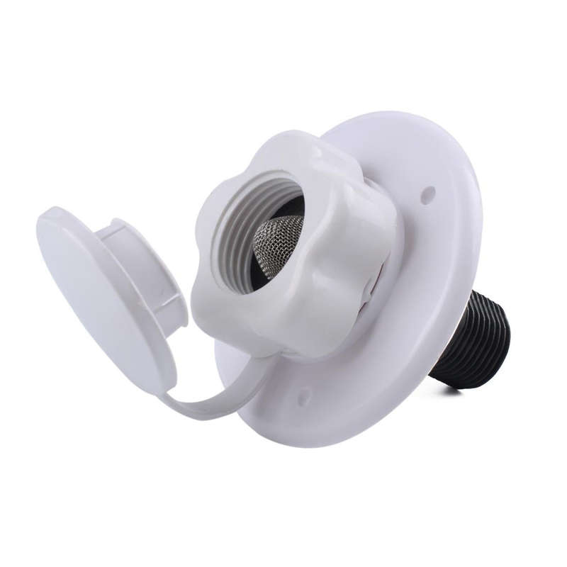 19mm Water Inlet Fill Hatch Lock One Way Non Return Check Valve for RV Camper Trailer Cars