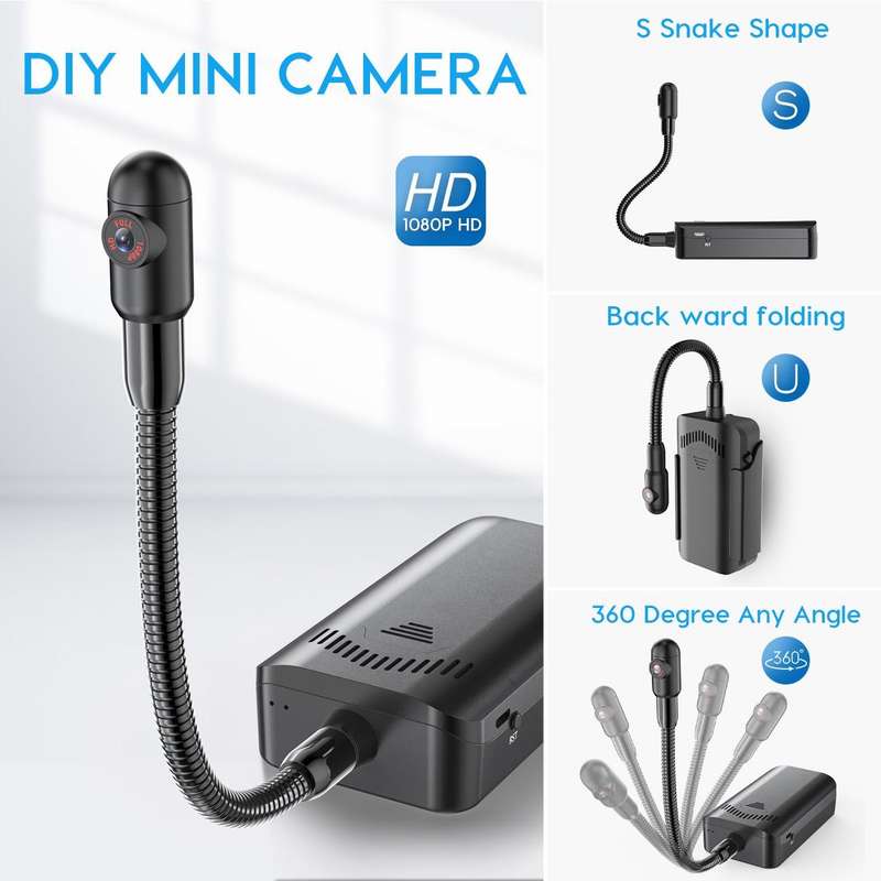 SG601 1080P HD WiFi Snake Tube Camera, Support Motion Detection, EU Plug