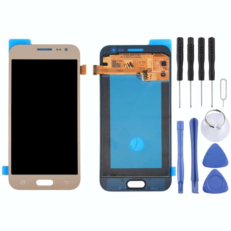 Original LCD Display + Touch Panel for Galaxy J2, J200F, J200Y, J200G, J200H, J200GU(Gold)