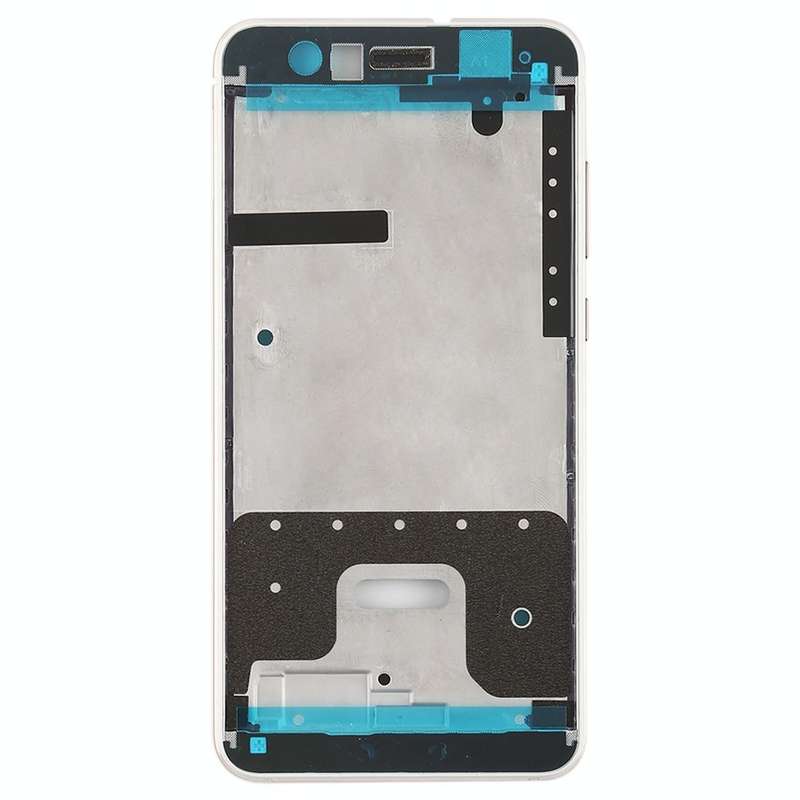 Middle Frame Bezel Plate with Side Keys for Huawei P10 Lite(White)