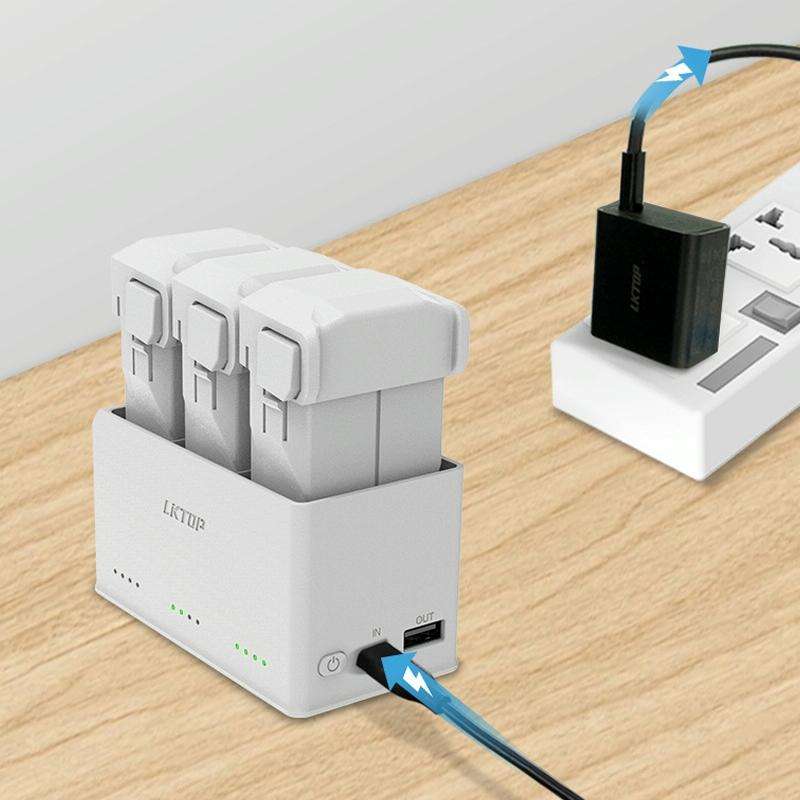 For DJI Mini 4 Pro / Mini 3 Pro Drone LKTOP 37W Two Way Charging Hub