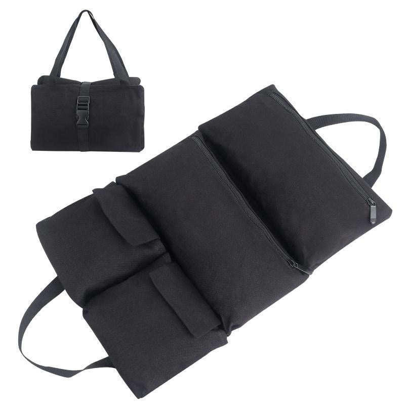 CL189 Car Canvas Tools Bag Portable Electric Worker Hardware Tool Kit(Black)